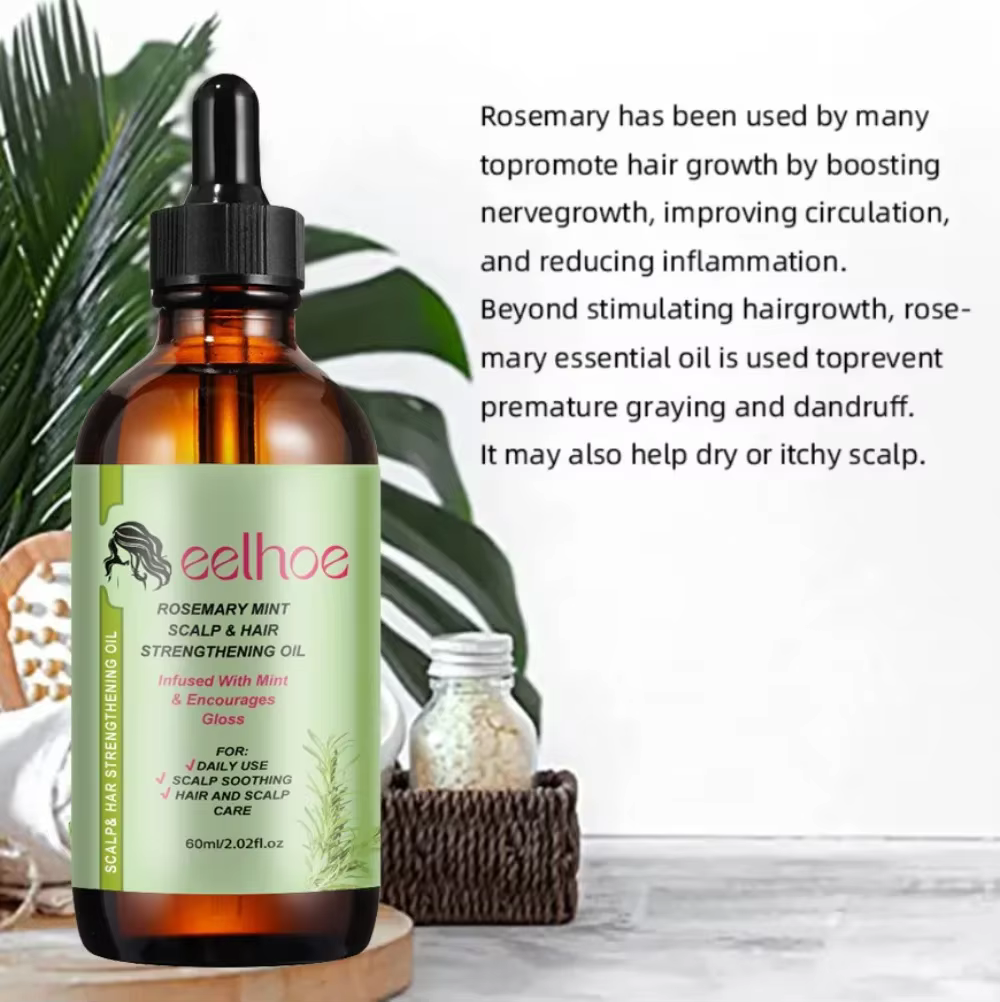 Huile essentielle de croissance des cheveux, soin nourrissant, traitement pour les extrémités et les cheveux secs