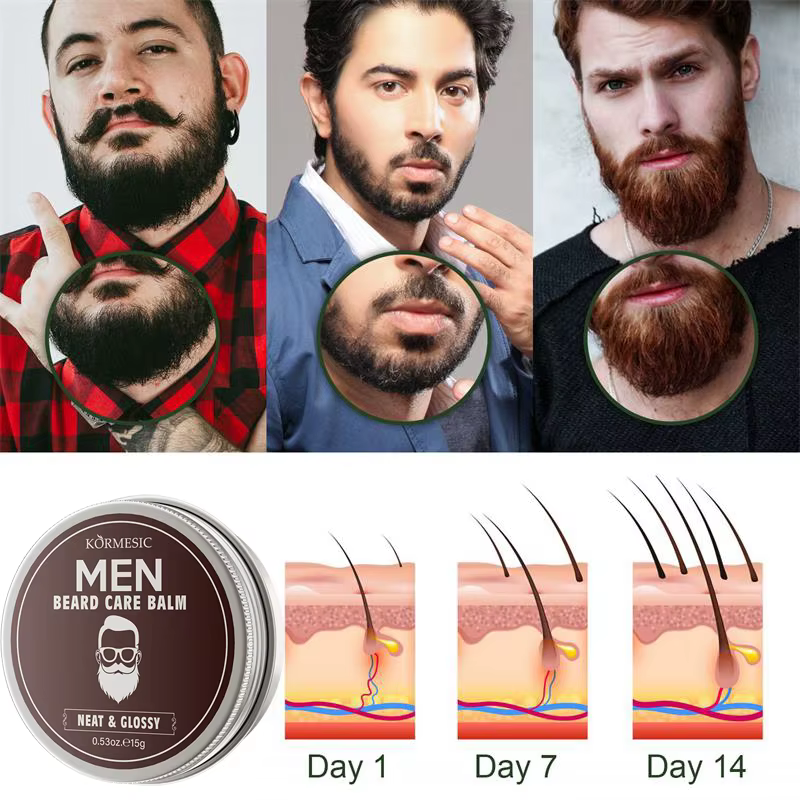 Crème naturelle pour le soin de la barbe