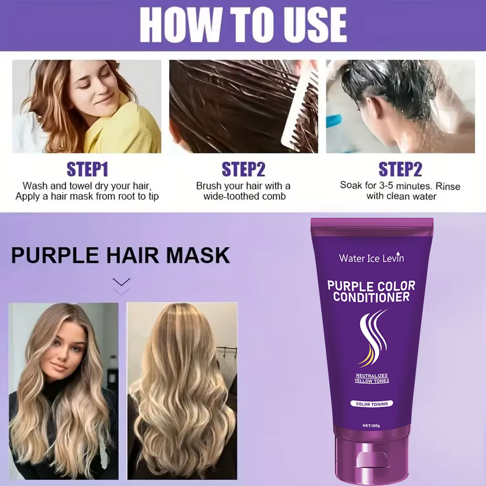 Masque capillaire réparateur violet