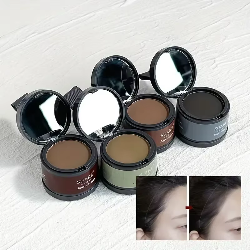 1 Flacon de Poudre de Remodelage de la Ligne Capillaire, Réparation et Remplissage des Zones Dépourvues de Cheveux, Maquillage de Remplacement de la Ligne Frontale, Outil de Beauté pour Femmes