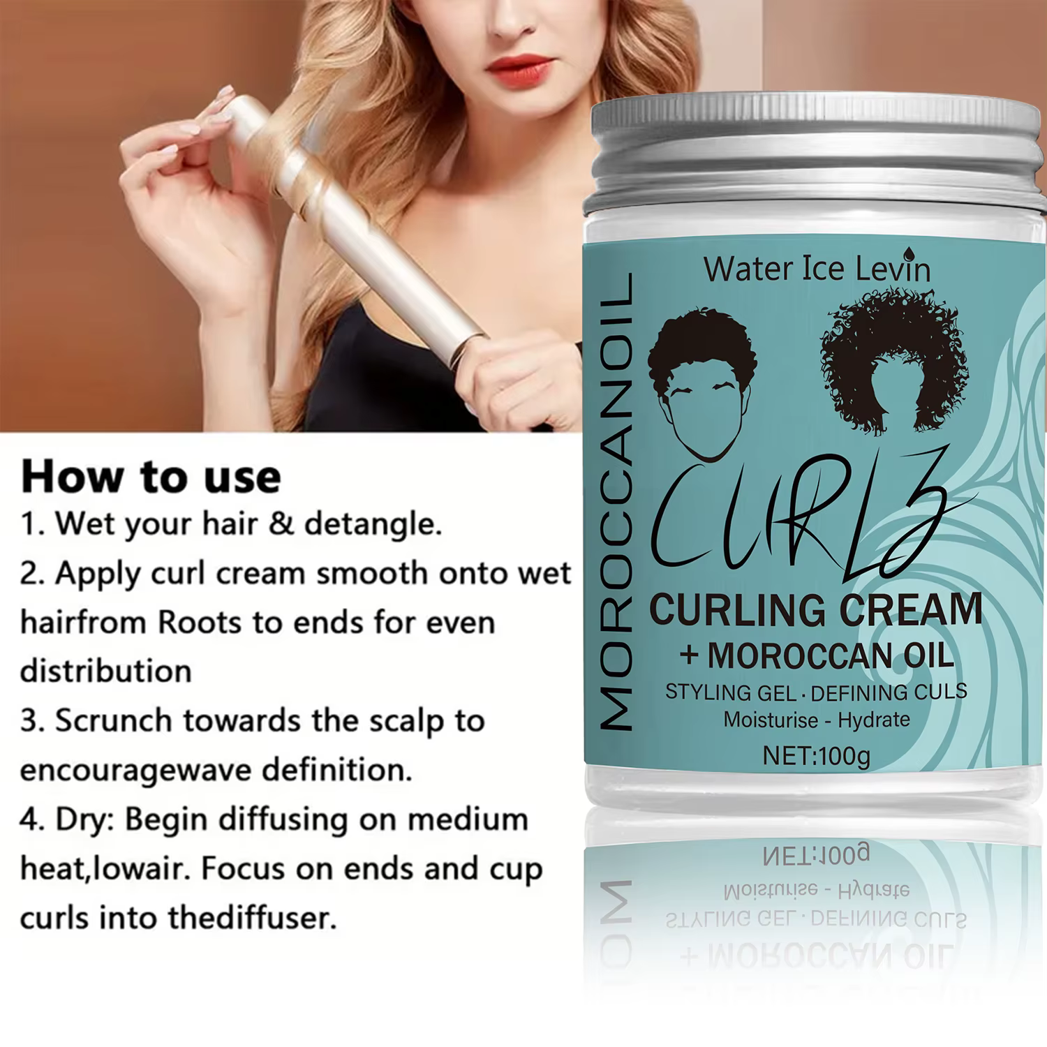 Crème pour Boucles à l'Huile de Coco - Définition