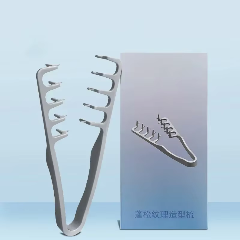 Volumisant les cheveux à dents larges pour hommes Texture moelleuse peigne coiffant racines