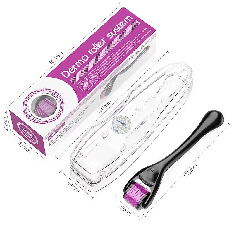 Derma Roller pour la Croissance des Cheveux et de la Barbe