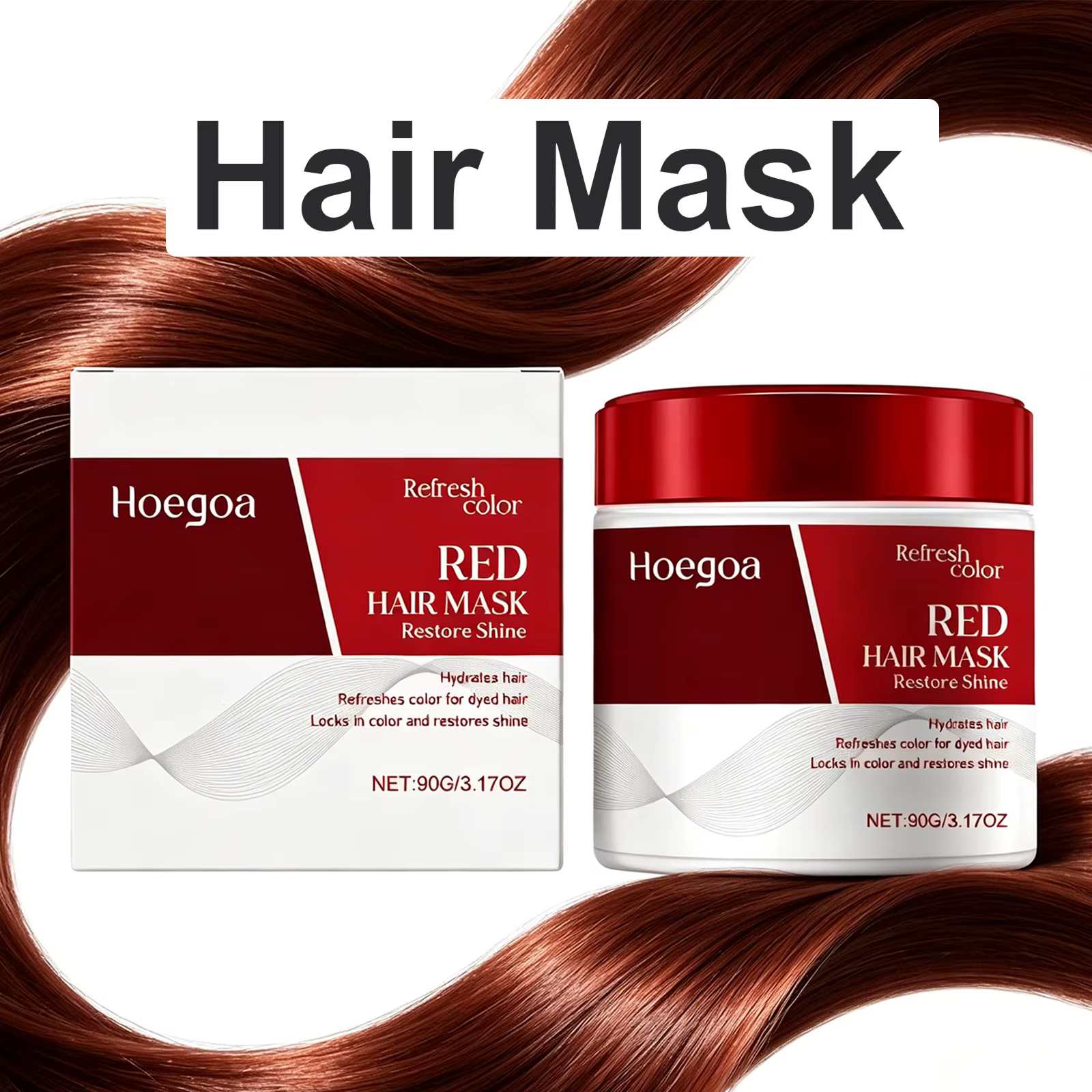 Masque capillaire colorant hydratant et réparateur en profondeur