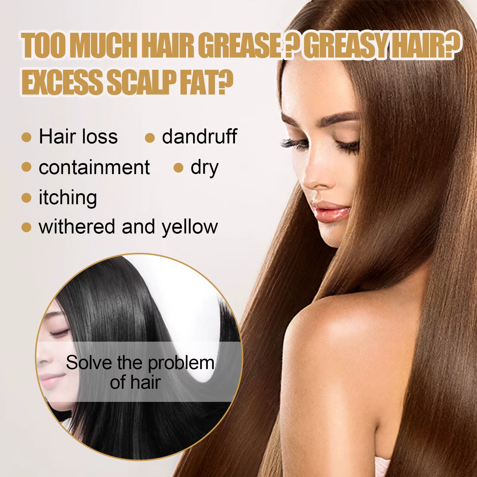 EELHOE gingembre savon shampooing pour assombrir les cheveux renforcement naturel Polygonum Anti perte