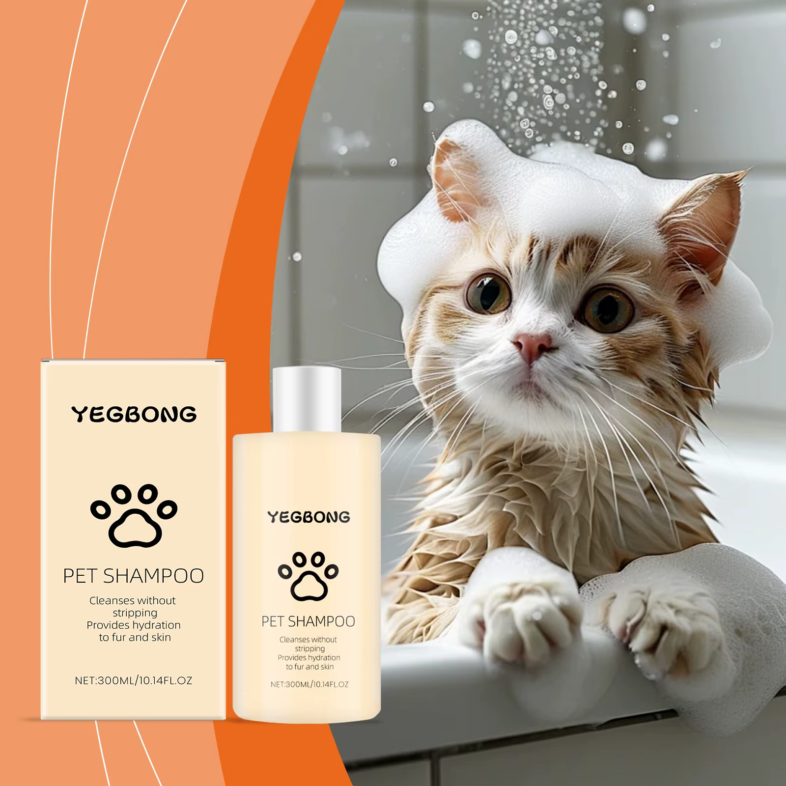 Shampooing pour animaux de compagnie, nettoyage en profondeur, désodorisant, hydratant, adoucissant pour les poils, soulage les irritations cutanées, shampooing pour chiens et chats