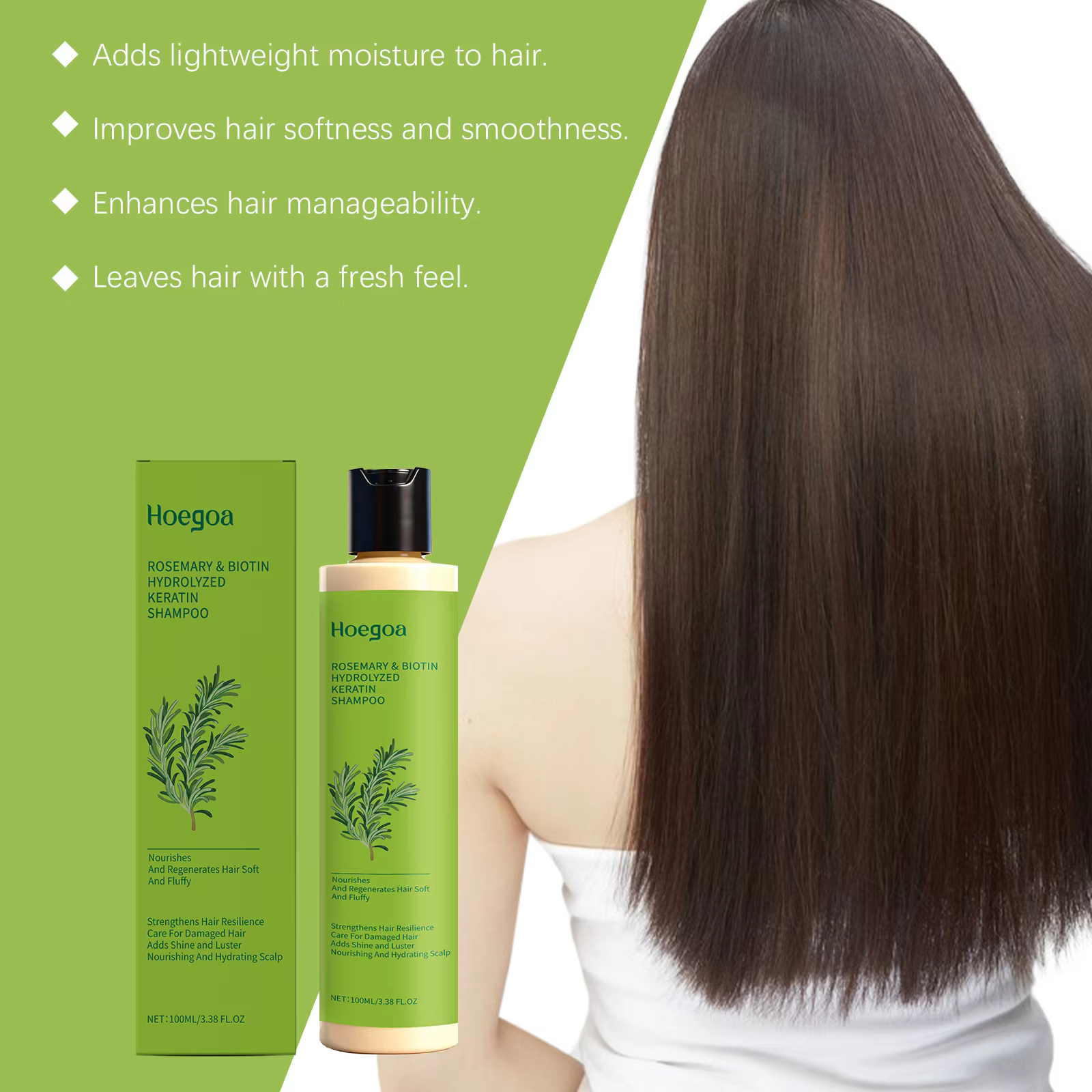 Shampoo au romarin pour le contrôle du sébum