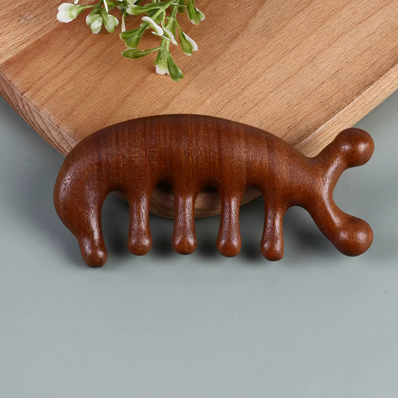 Peigne de Massage en bois de santal