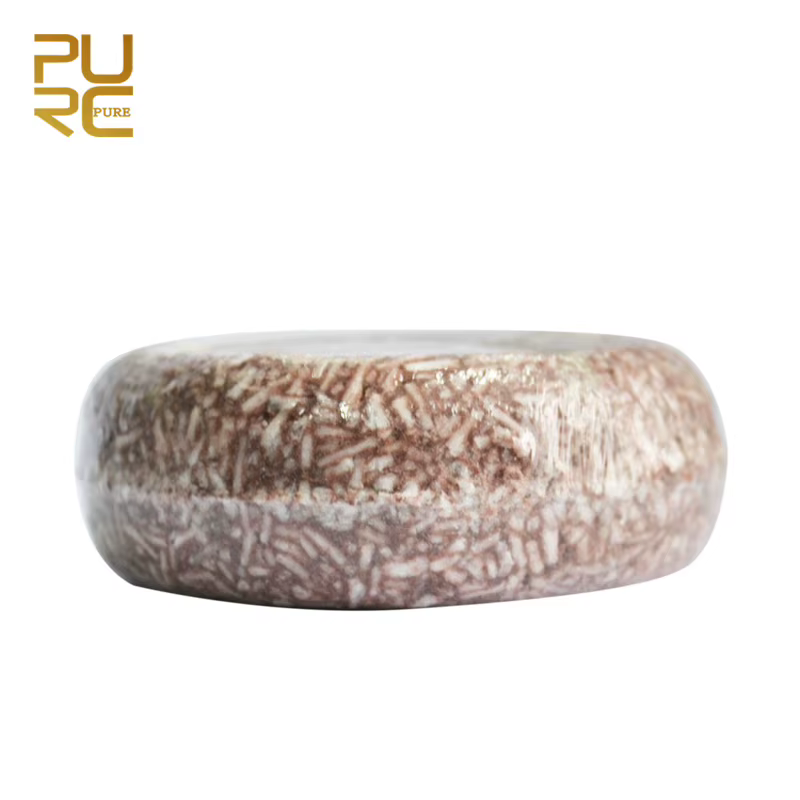 PURC Polygonum Multiflorum shampooing barre savon traité à froid prévenir les cheveux gris lissage femmes hommes voyage