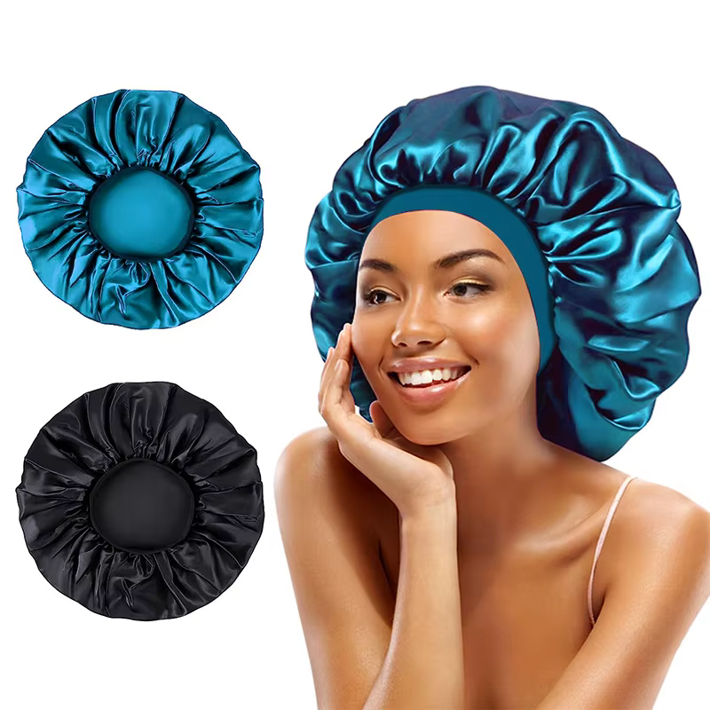 Bonnet de nuit en Satin Extra Large pour femmes