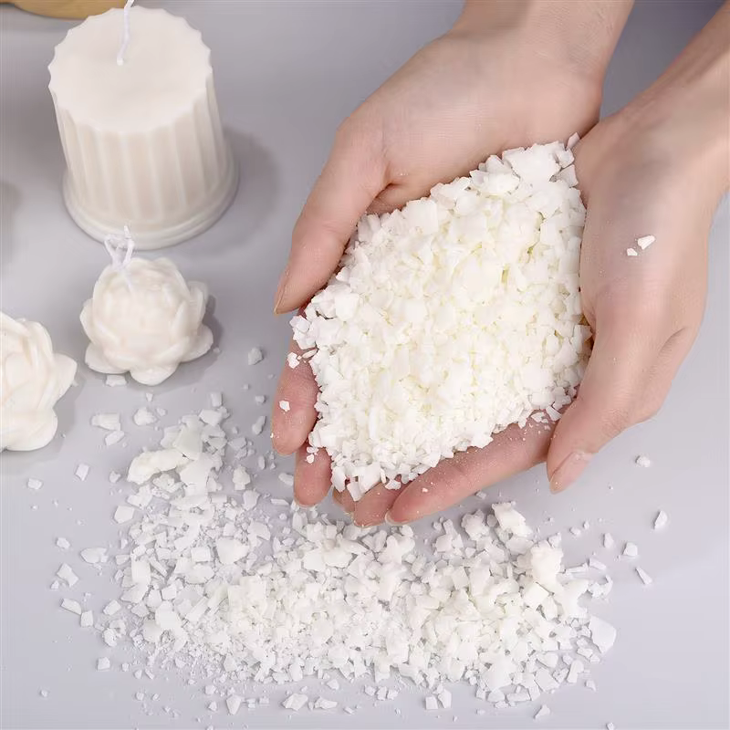 Paraffine pure de soja pré-soja, matériel d'avertissement, pigments de noyau, aromathérapie, bricolage fait à la main ci-après, artisanat, 100g, 500g, 1kg