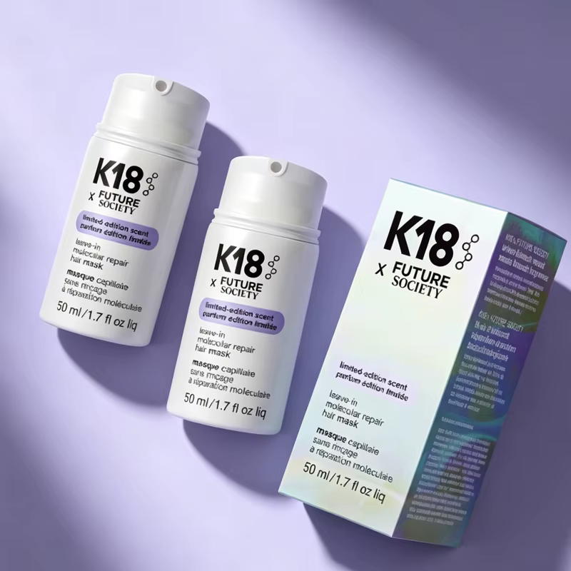 K18 Nouveau Modèle Portable 50ml Masque Capillaire Sans Rinçage Crème Nourrissante Anti-Frisottis Adoucissante Soin du Cuir Chevelu Produits de Beauté pour Cheveux