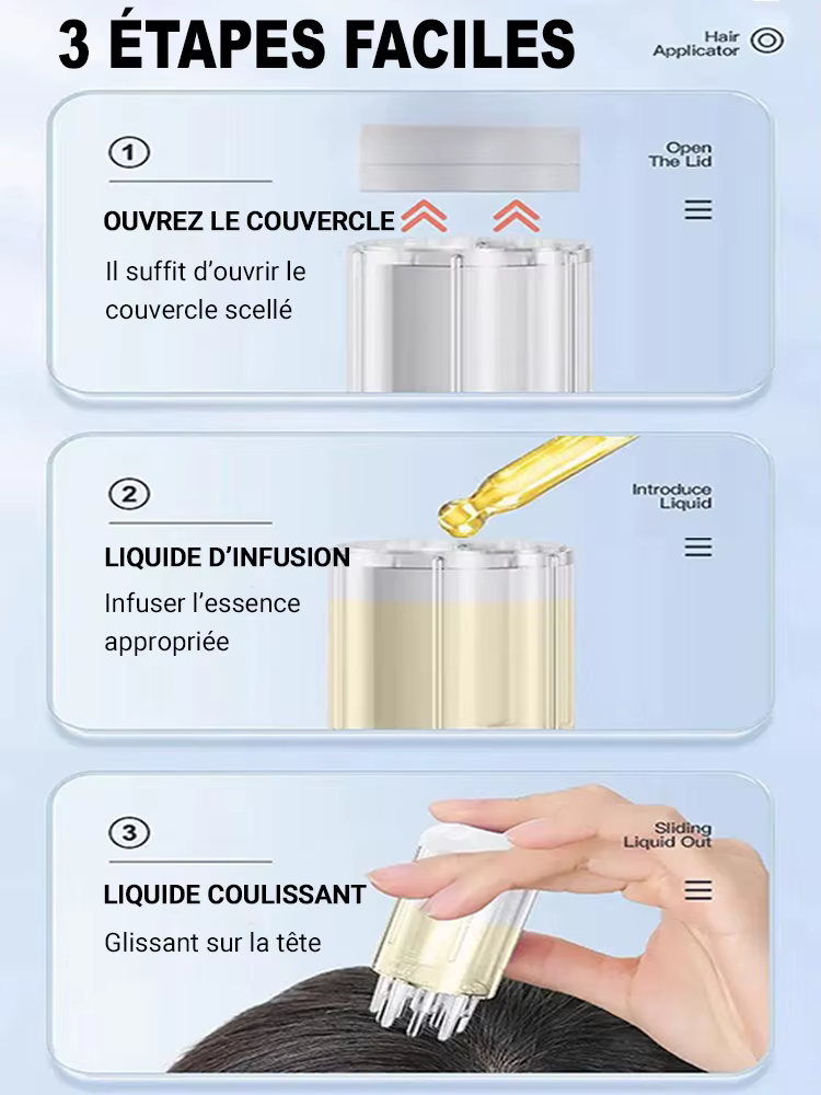 Traitement relaxant et apaisant du cuir chevelu pour des cheveux actifs et sains