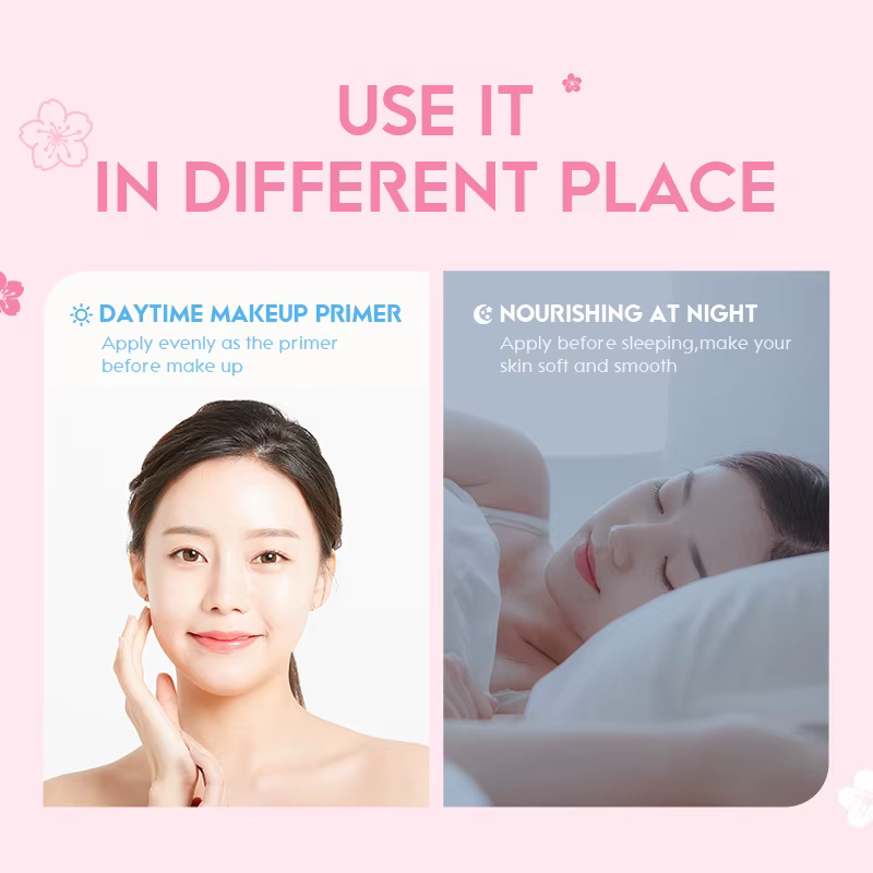 2 pièces LAIKOU japon Sakura Essence crème pour le visage fleur de cerisier lissant