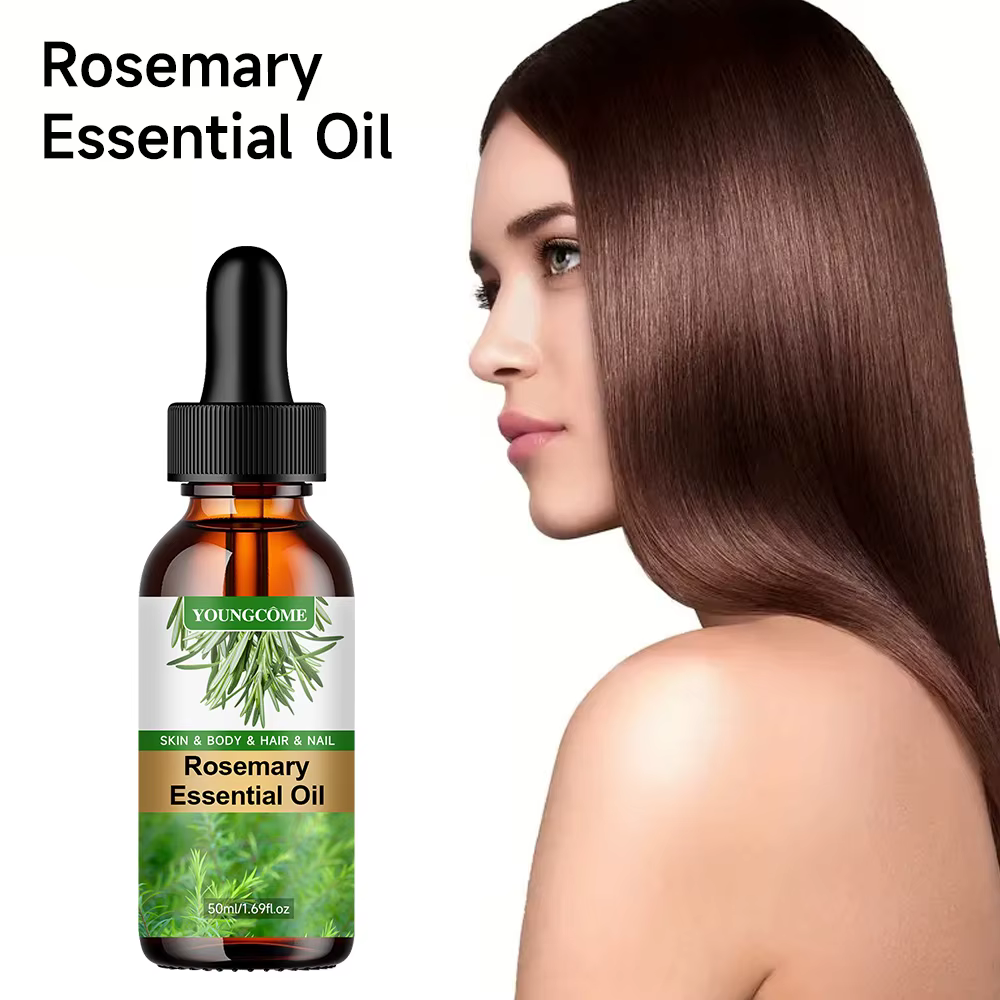 Huiles essentielles de romarin pour la croissance des cheveux