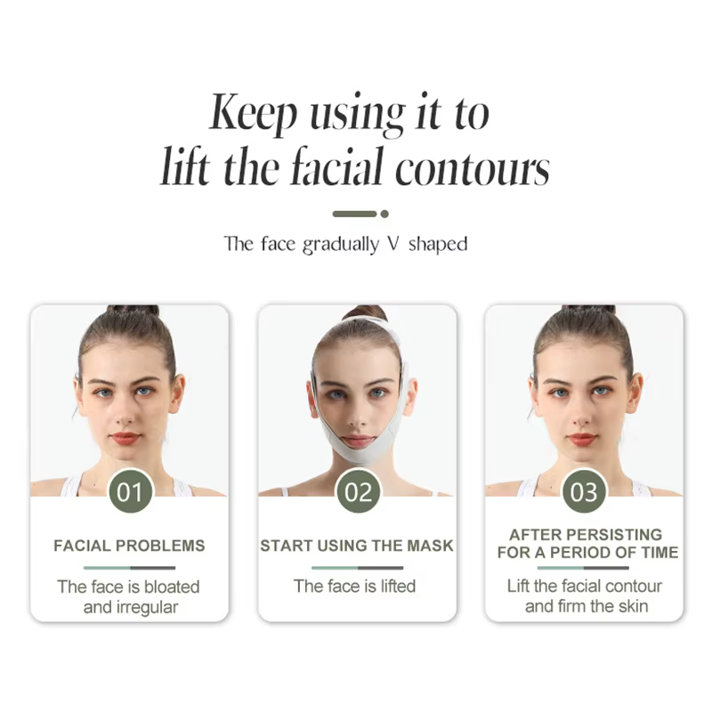 Masque de sommeil sculptant le visage, réutilisable, modelant en V, Lifting du visage, sangle Anti-rides, masque de sommeil, outils de beauté et de santé