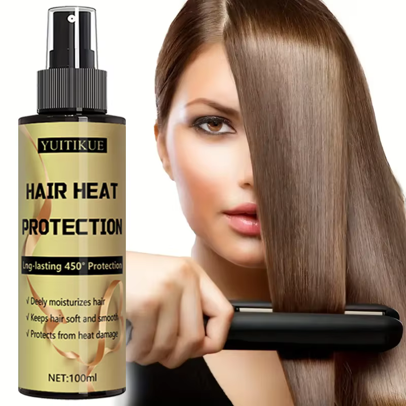 Spray de protection contre la chaleur des cheveux