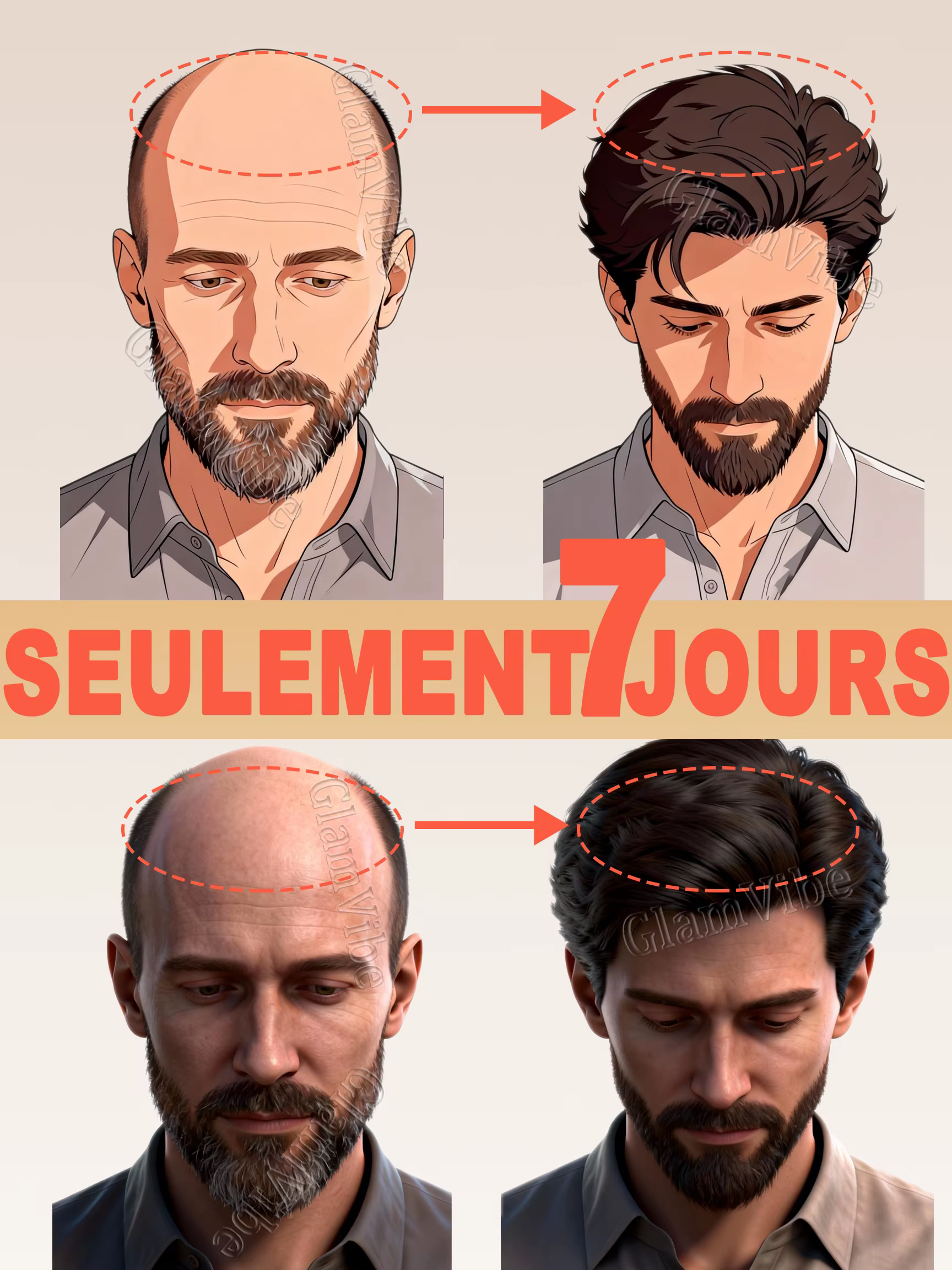 Renforce les racines et nourrit le cuir chevelu. Une seule goutte d'essence suffit pour réveiller les cheveux.