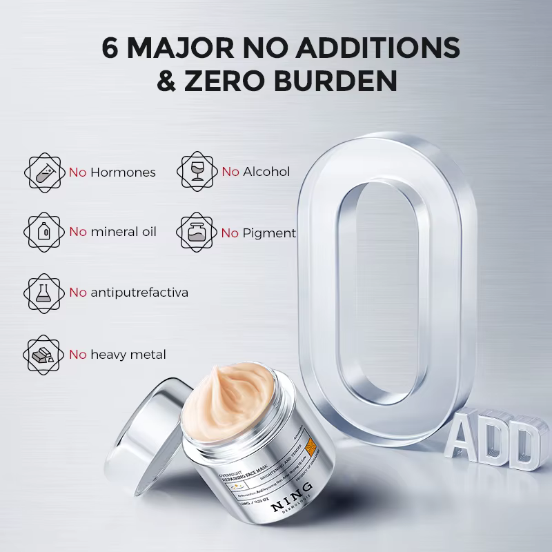 Masque de réparation de nuit NING 120G – Astaxanthine et antioxydants biologiques pour le renouvellement de la peau