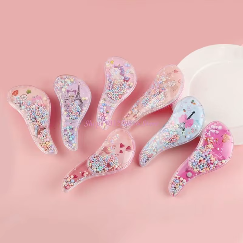 R6FD – brosse à cheveux démêlante, poils souples, élimine délicatement les nœuds, pour enfants adultes