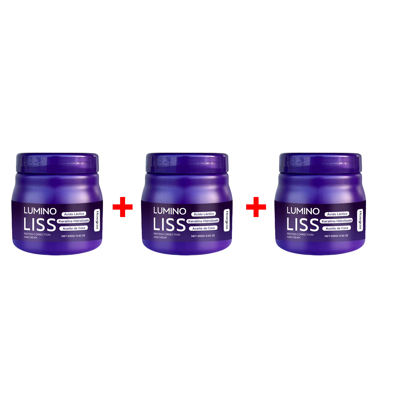 Crème lissante pour cheveux à la kératine