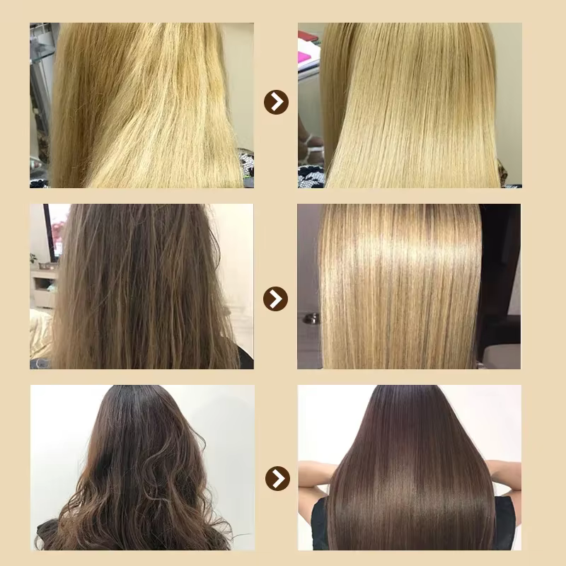 PURC 5 secondes traitement magique masque capillaire répare les dommages frisottis cheveux kératine