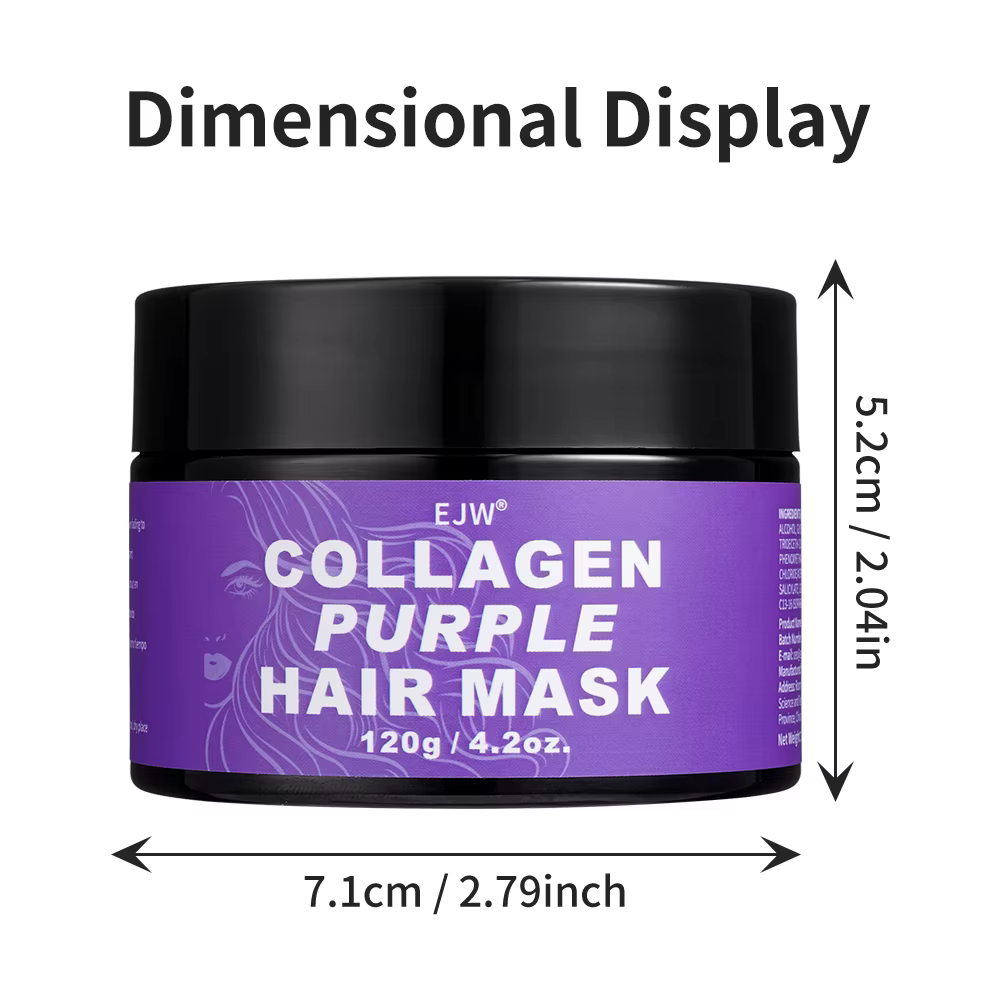 Masque capillaire violet à la kératine