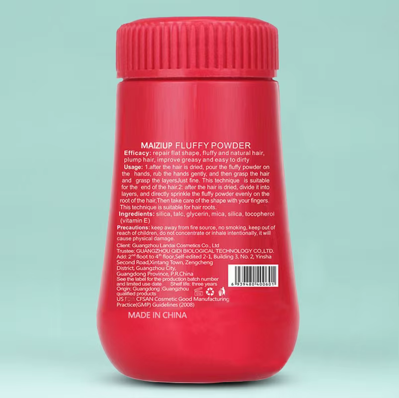La poudre matifiante pour cheveux augmente le Volume