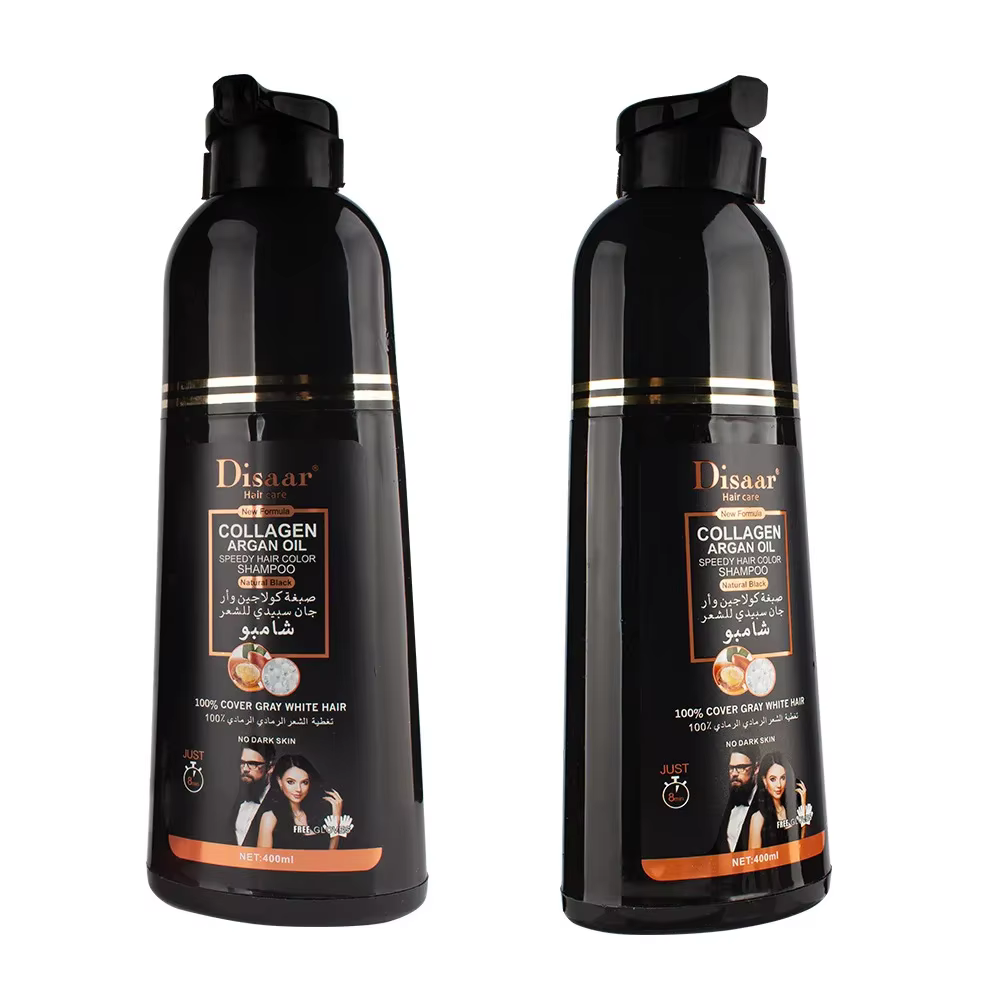 DISAAR 400ML couverture cheveux gris maroc huile d'argan soin rapide magique noir