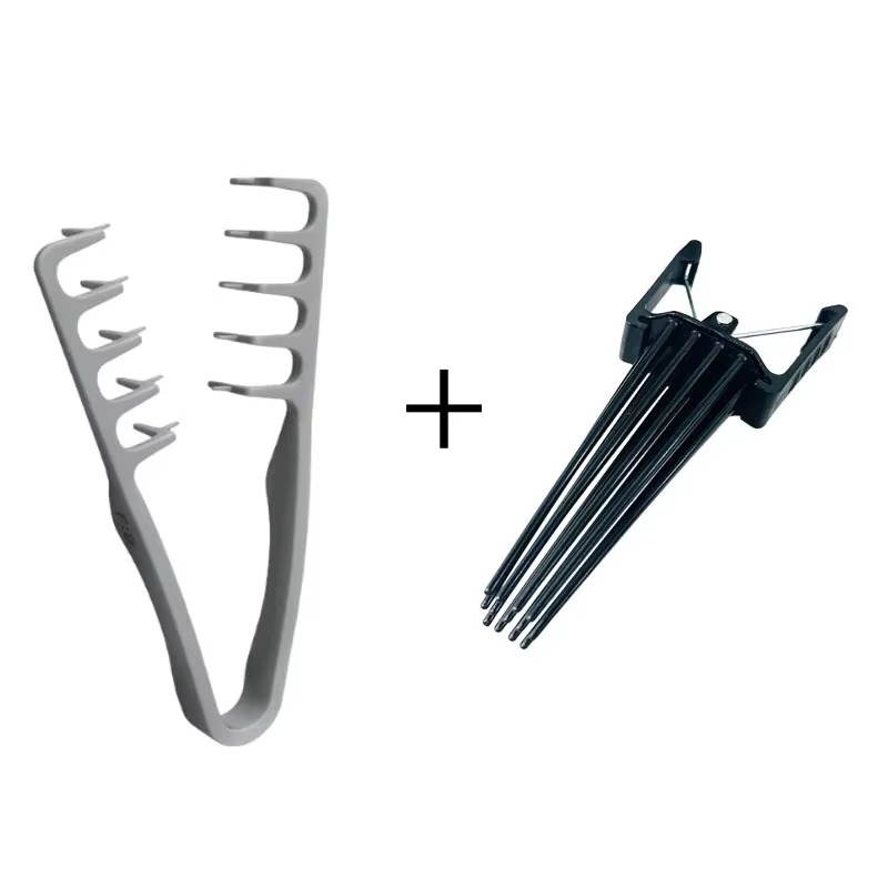 Kit d'outils de coiffure pour cheveux bouclés pour hommes et femmes - Peigne texturant volumisant