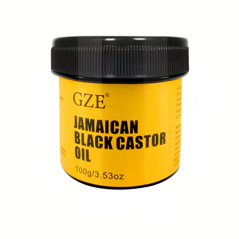 GZE JAMAICAN Huile de ricin noire pure pressée à froid pour la croissance des cheveux