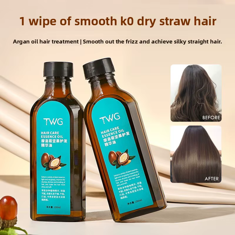 Soins capillaires, huile d'argan