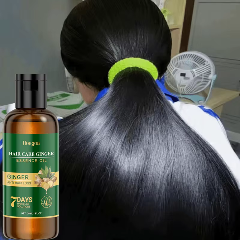 Sérum de croissance des cheveux au gingembre