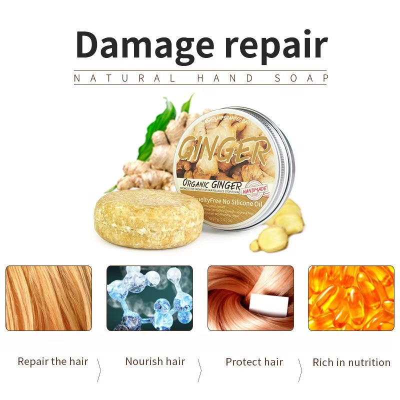 Savon shampooing aux huiles essentielles d'arbre à thé pour un nettoyage en profondeur et un soin des cheveux