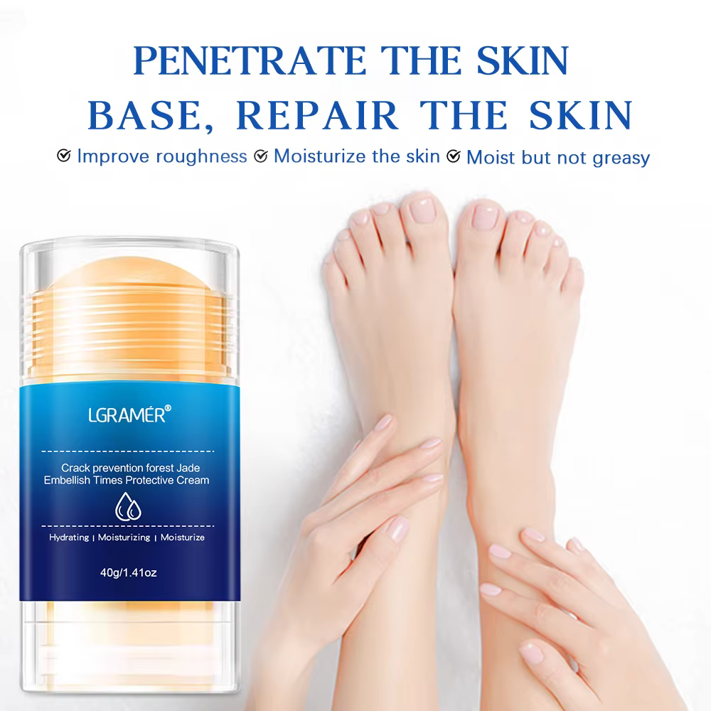 LGRATextiles-Crème pour les pieds à l'urée, répare les peaux sèches, hydrate et nourrit en profondeur la peau, renforce la peau, améliore sa ténacité