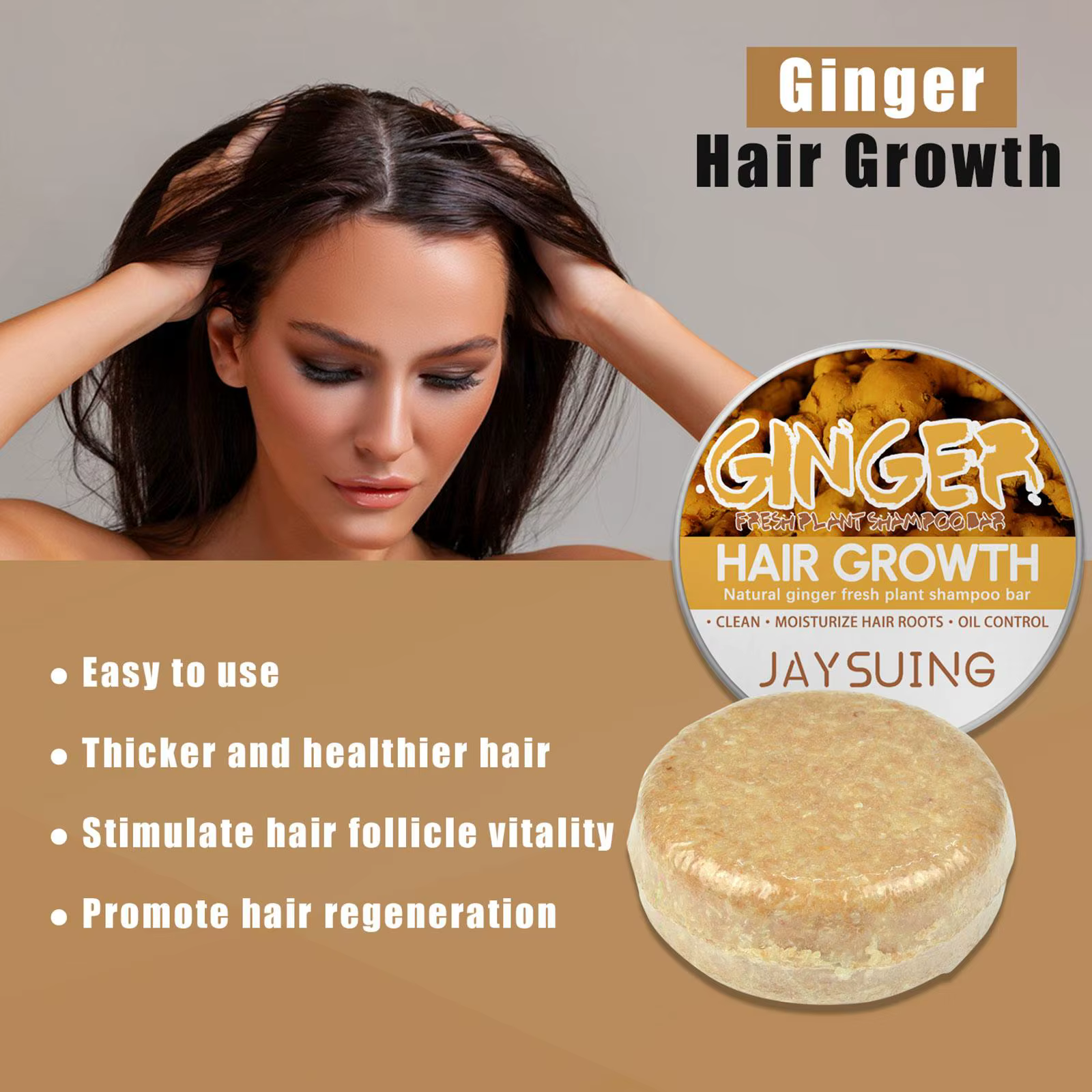 Shampoing au gingembre