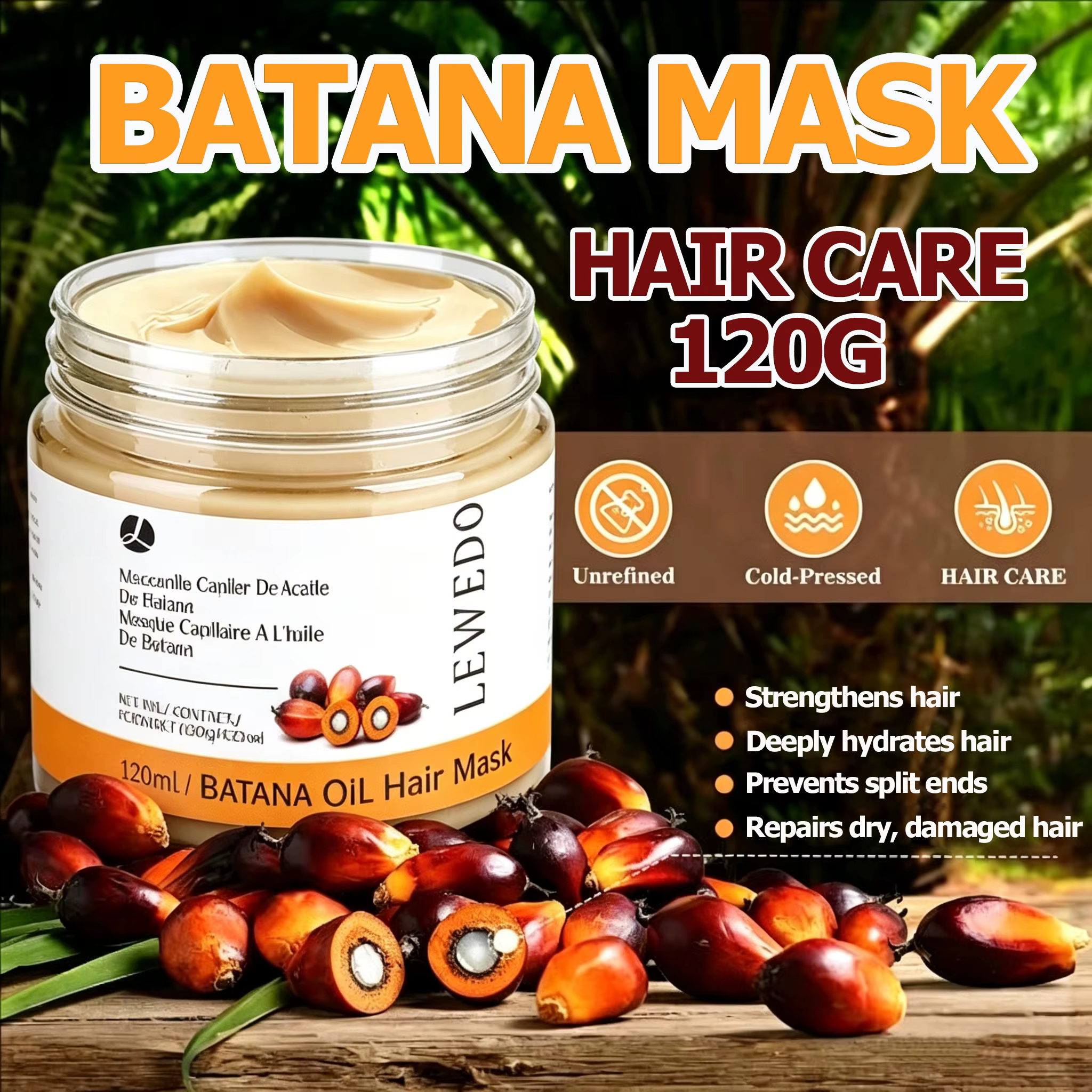 Masque capillaire Batana 120g