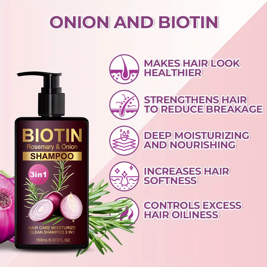 Shampoing 3 en 1 à la biotine