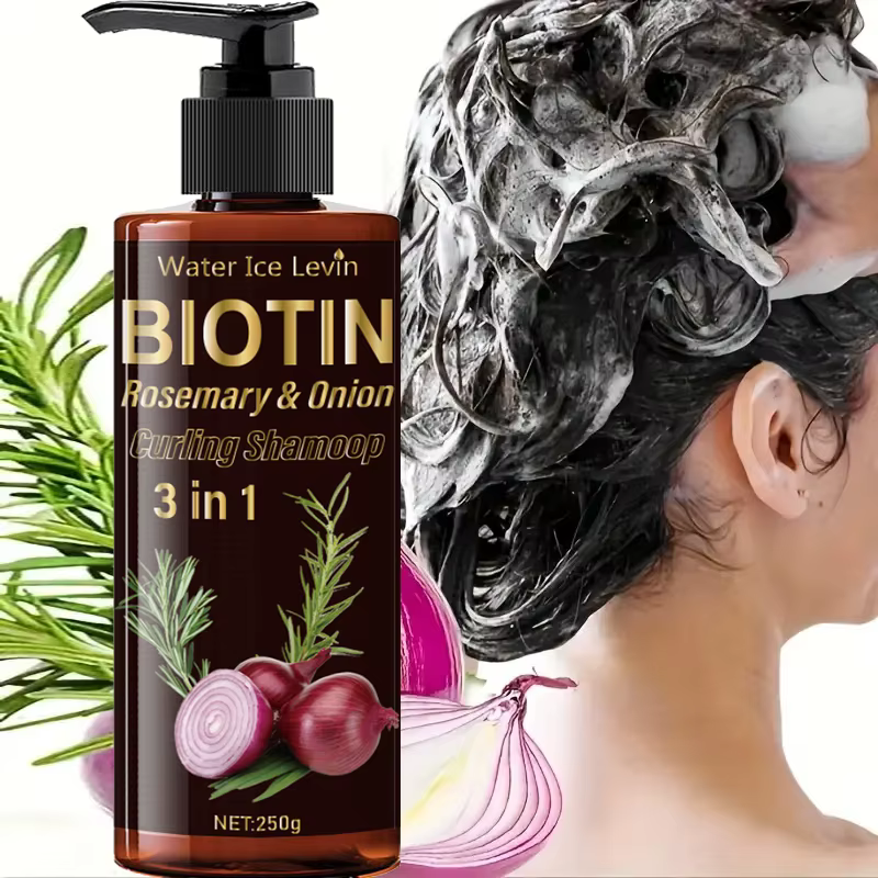 Shampoo à la biotine 3-en-1