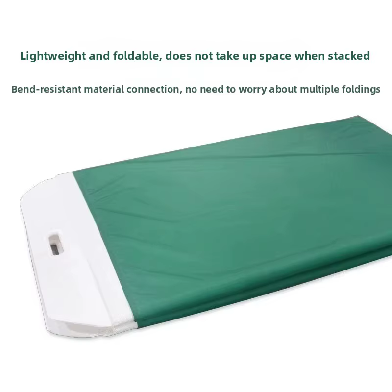 Planche de transfert pliable en plastique pour patients et planche à roulettes – Aide au transfert pour patients alités, assistance à la mobilité pour les soins à domicile
