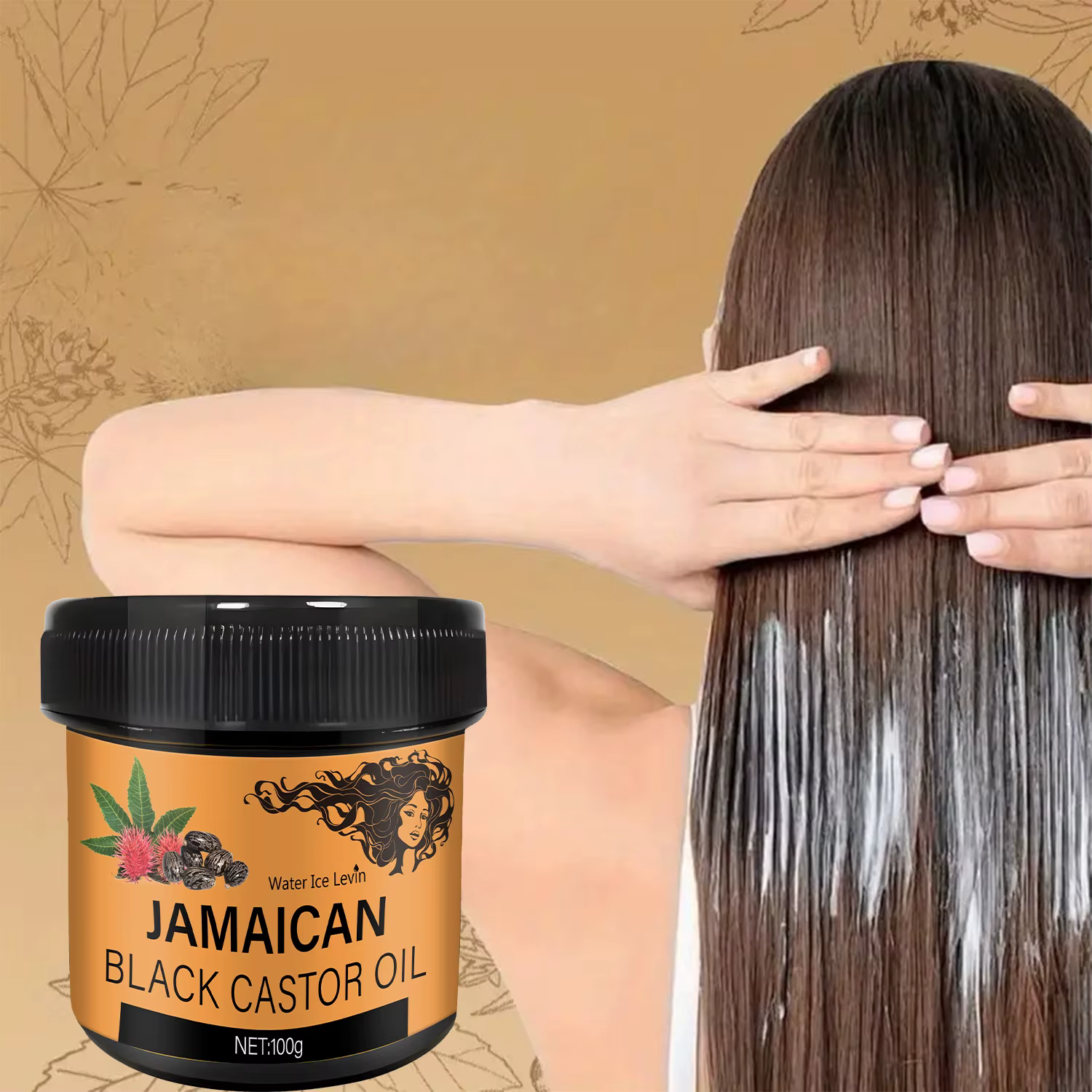 Huile de ricin noire jamaïcain 100g