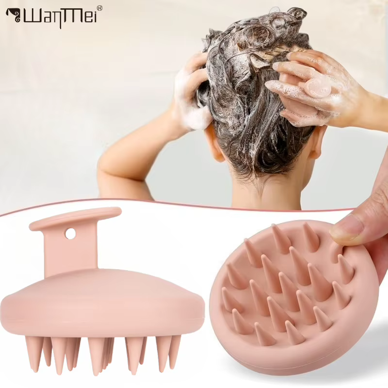 Brosse à shampoing en Silicone