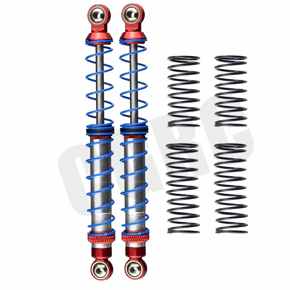 Amortisseur en métal réglable à l'huile, 80mm 90mm 100mm 110mm 120mm, pour pièces de voiture 1/10 RC, camion chenille axiale SCX10 TRX4 D90