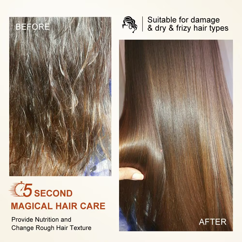 PURC 5s masque capillaire magique traitement à la kératine permanente lissante rapide