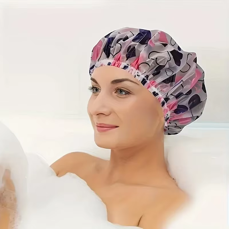 Un bonnet de douche pour prendre