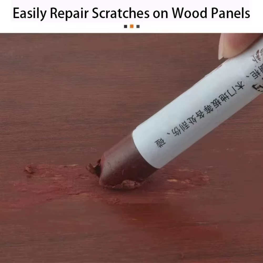 Stylo de réparation imperméable pour meubles, crayon de retouche DIY pour rayures et dommages sur meubles en bois et sols