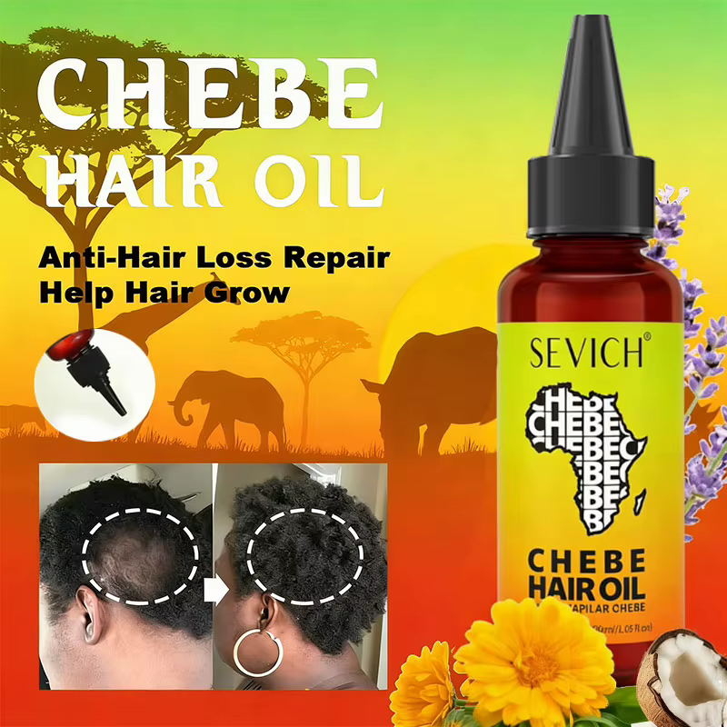 Huile de croissance rapide des cheveux Chebe