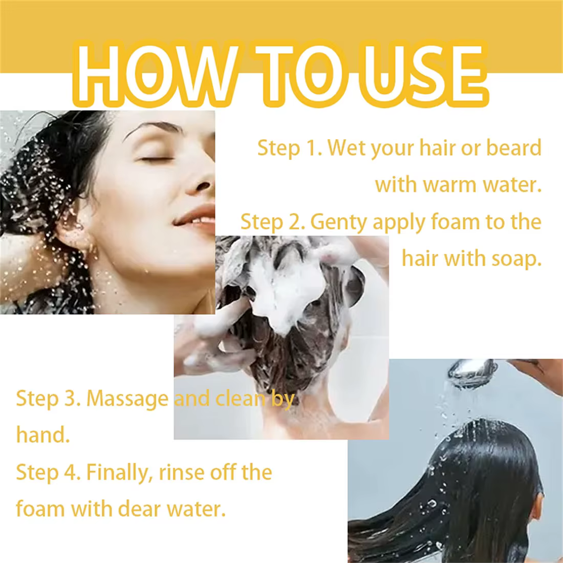 Shampooing solide au gingembre