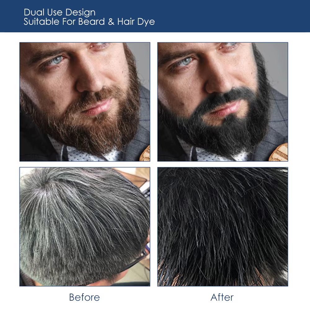 Shampoing de teinture pour cheveux noirs