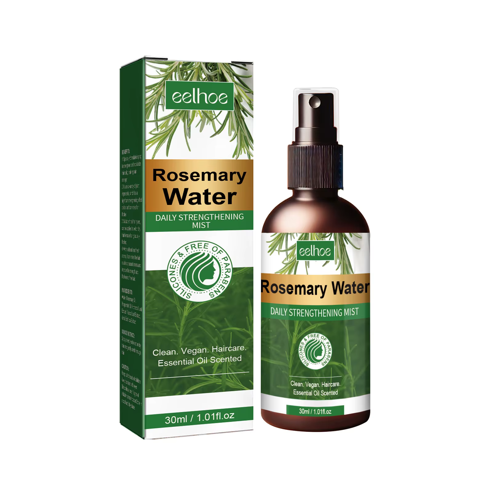 Spray nourrissant au romarin pour cheveux